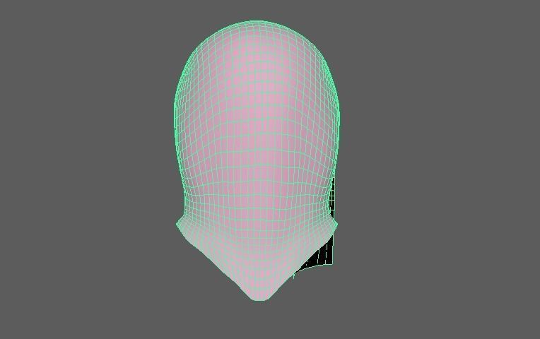 Hijab Model 2 scarf 3D model_8