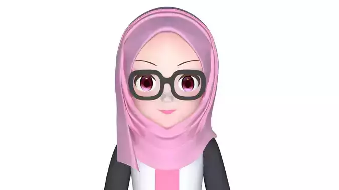 Hijab Model 2 scarf
