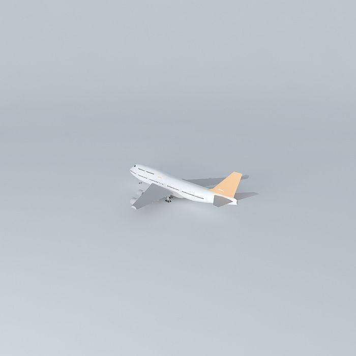 Plane in Viracopos 3D model_2