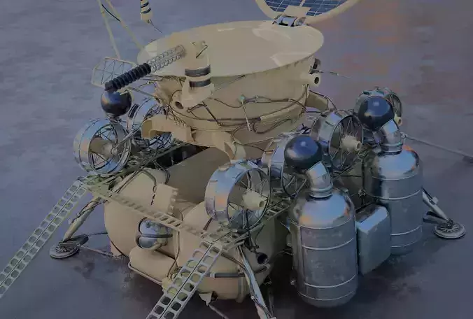 Luna 17 3D model
