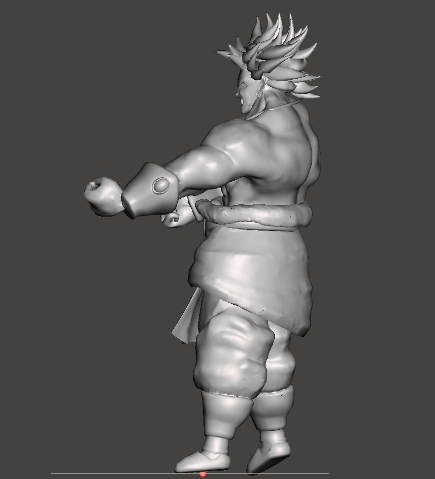 DRAGON BALL CHARACTER BROLY 3D print model_3