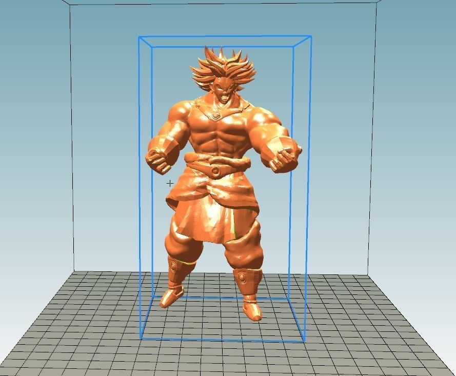DRAGON BALL CHARACTER BROLY 3D print model_4