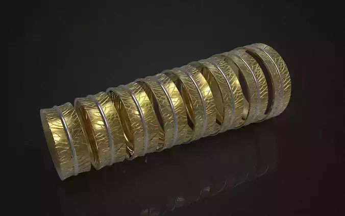 A set of original wedding rings