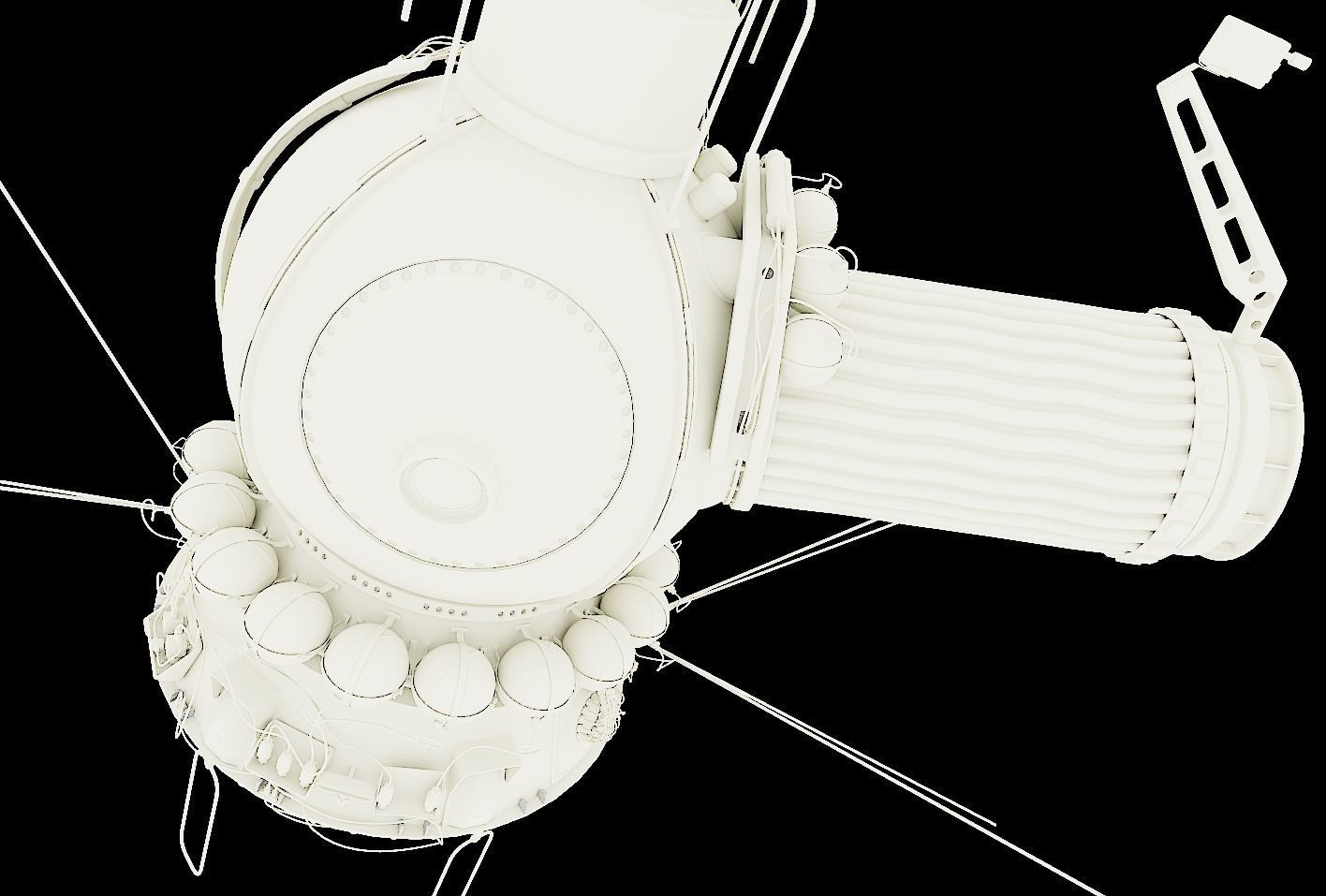 voskhod spacecraft 3D model_19