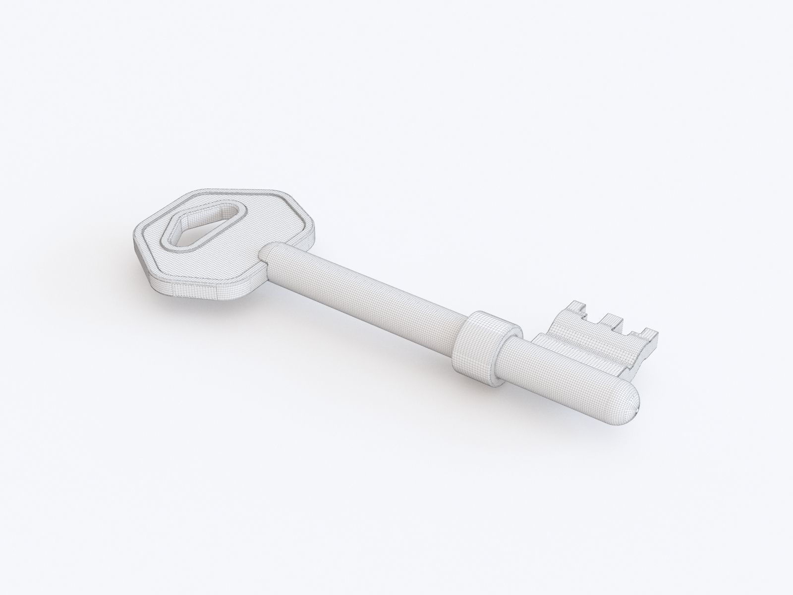 Key 02 3D model_1