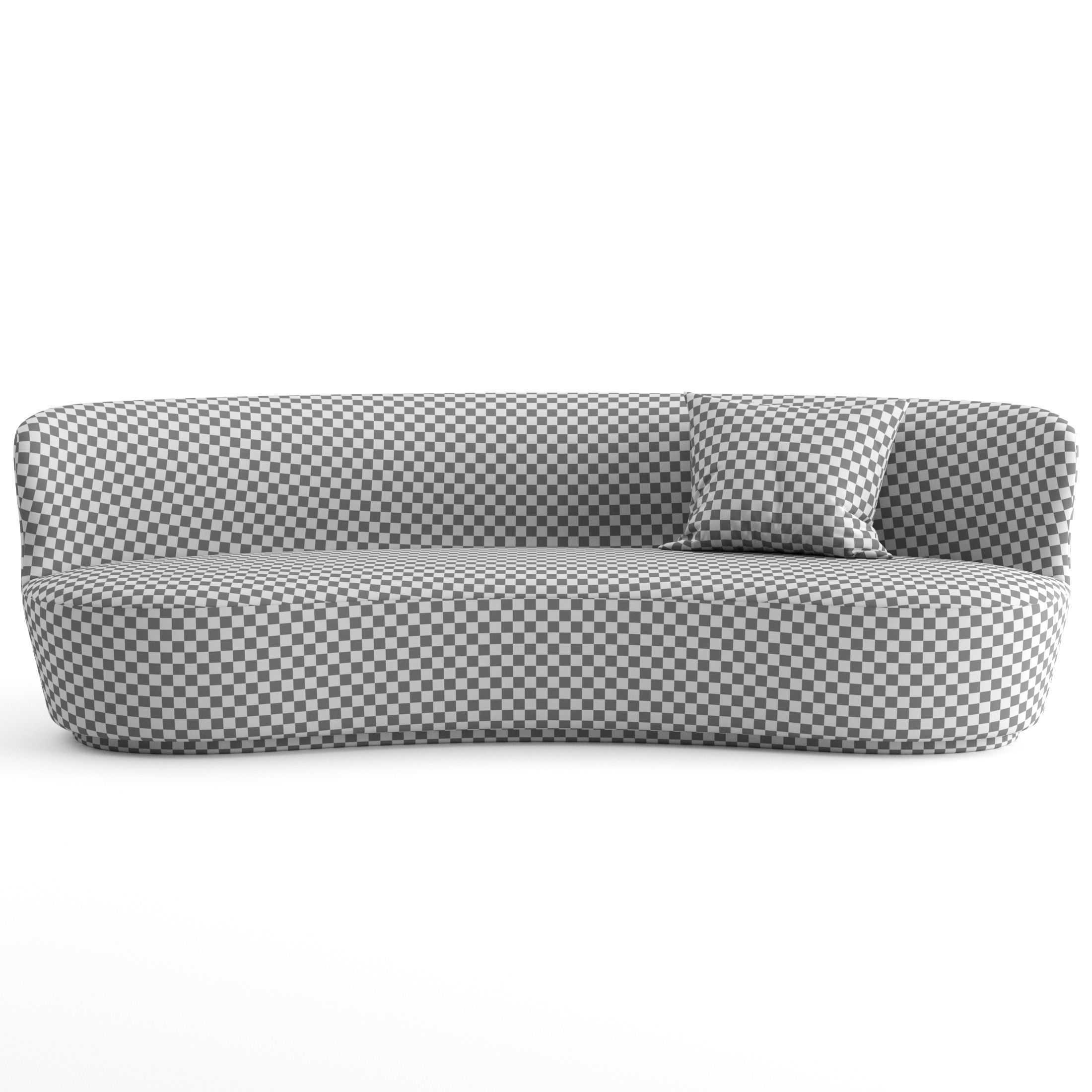 Stay Sofa - Oval - by GUBI 3D model_5