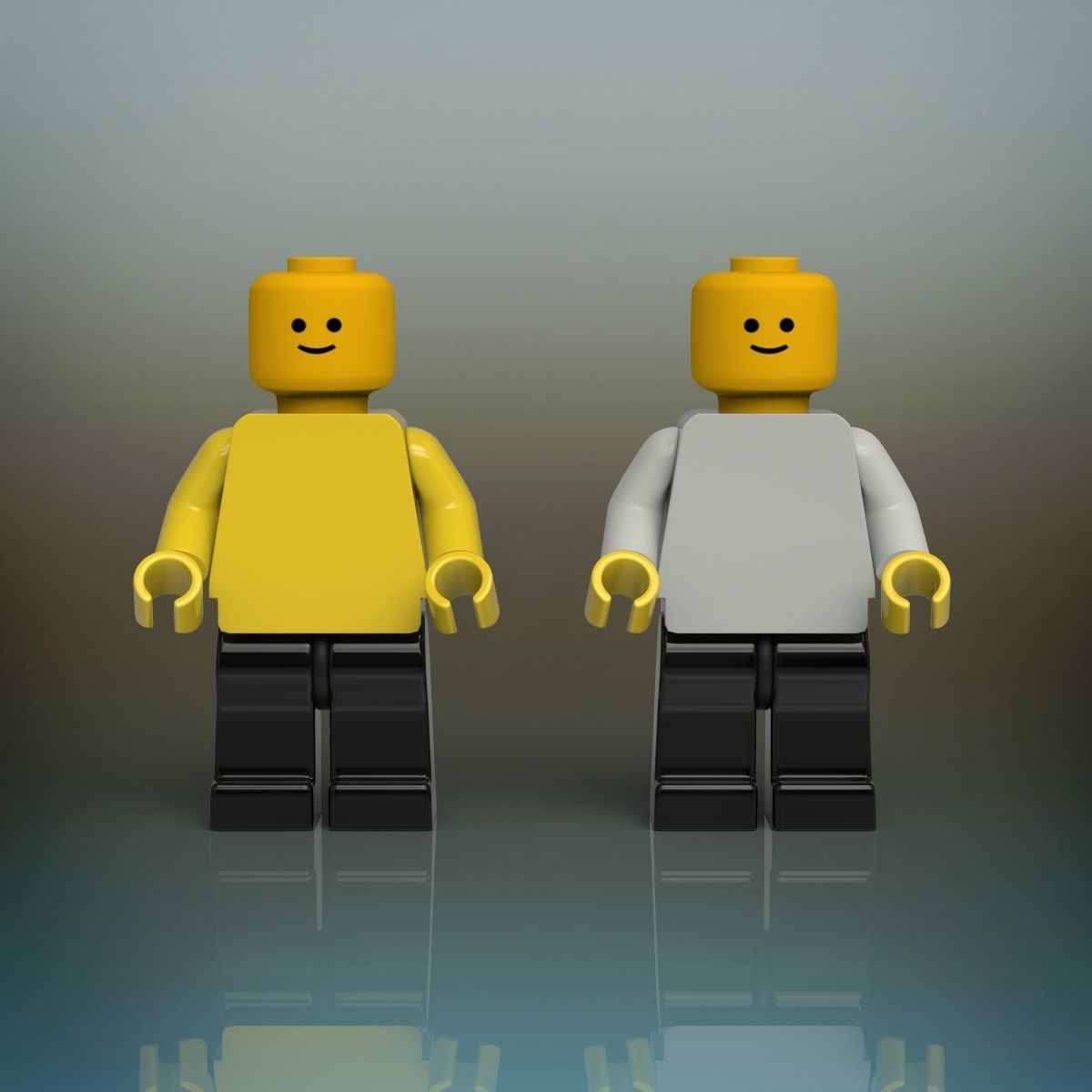 Character Lego 3D model_2