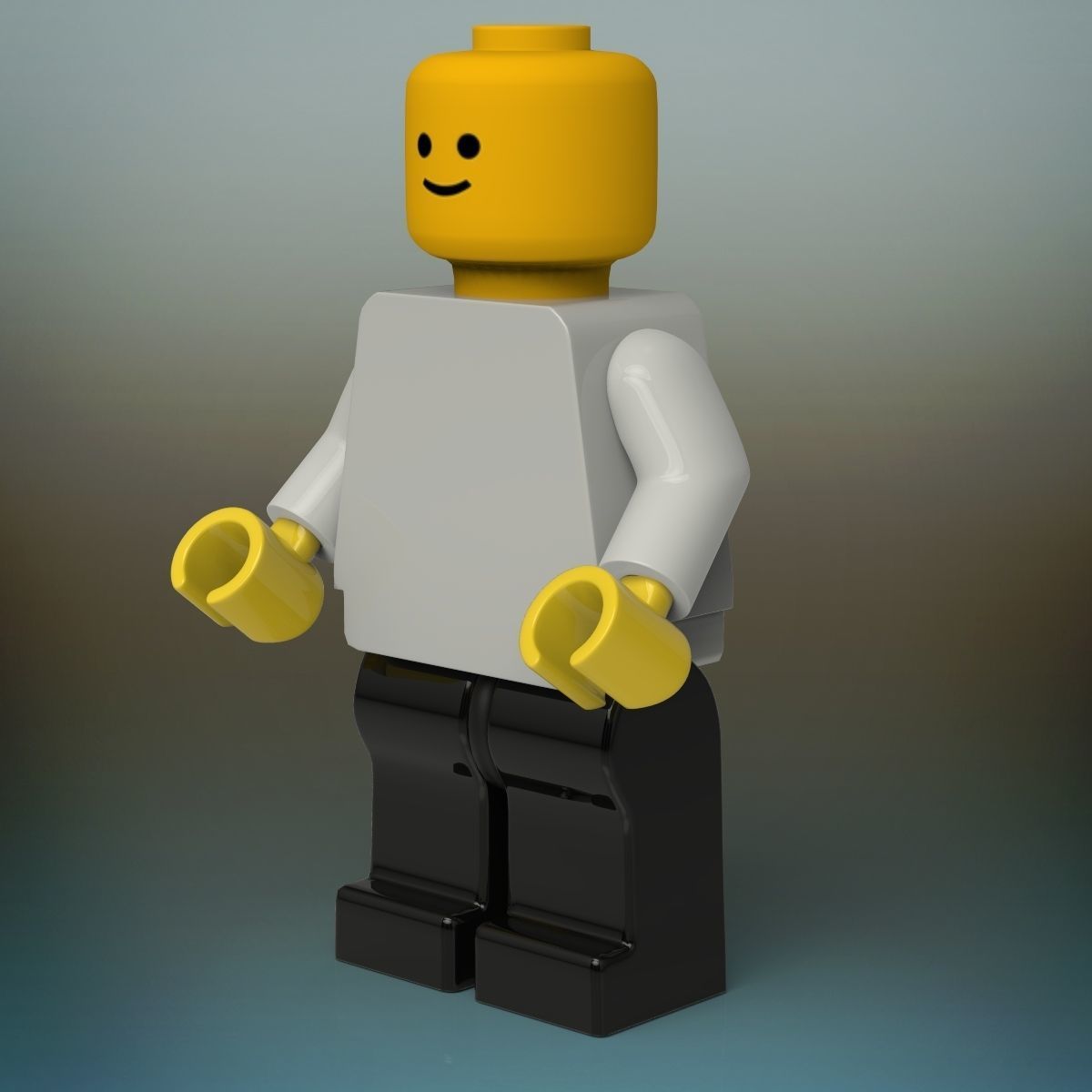 Character Lego 3D model_3