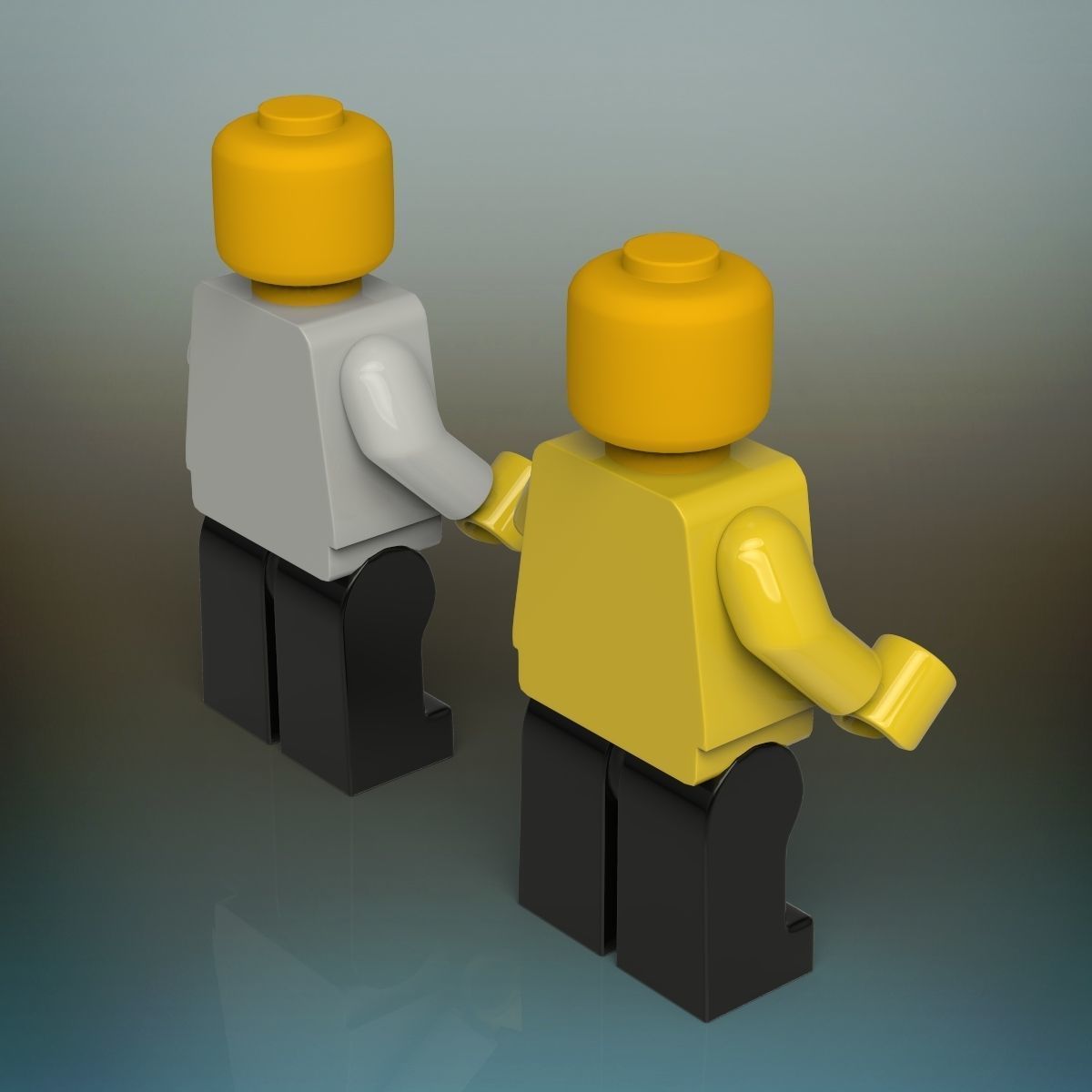 Character Lego 3D model_5