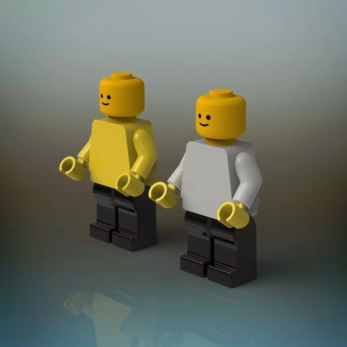 Character Lego 3D model_0