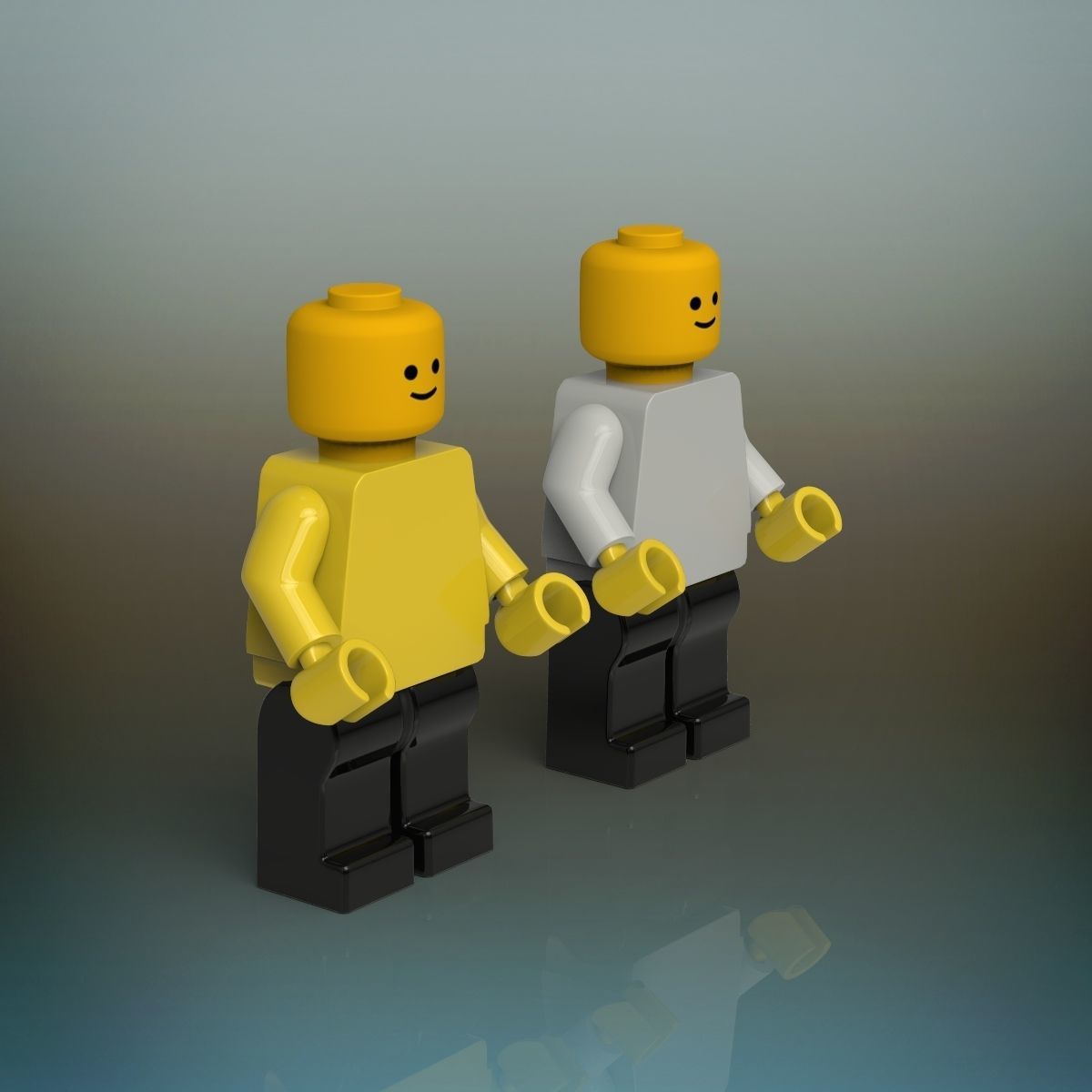 Character Lego 3D model_1