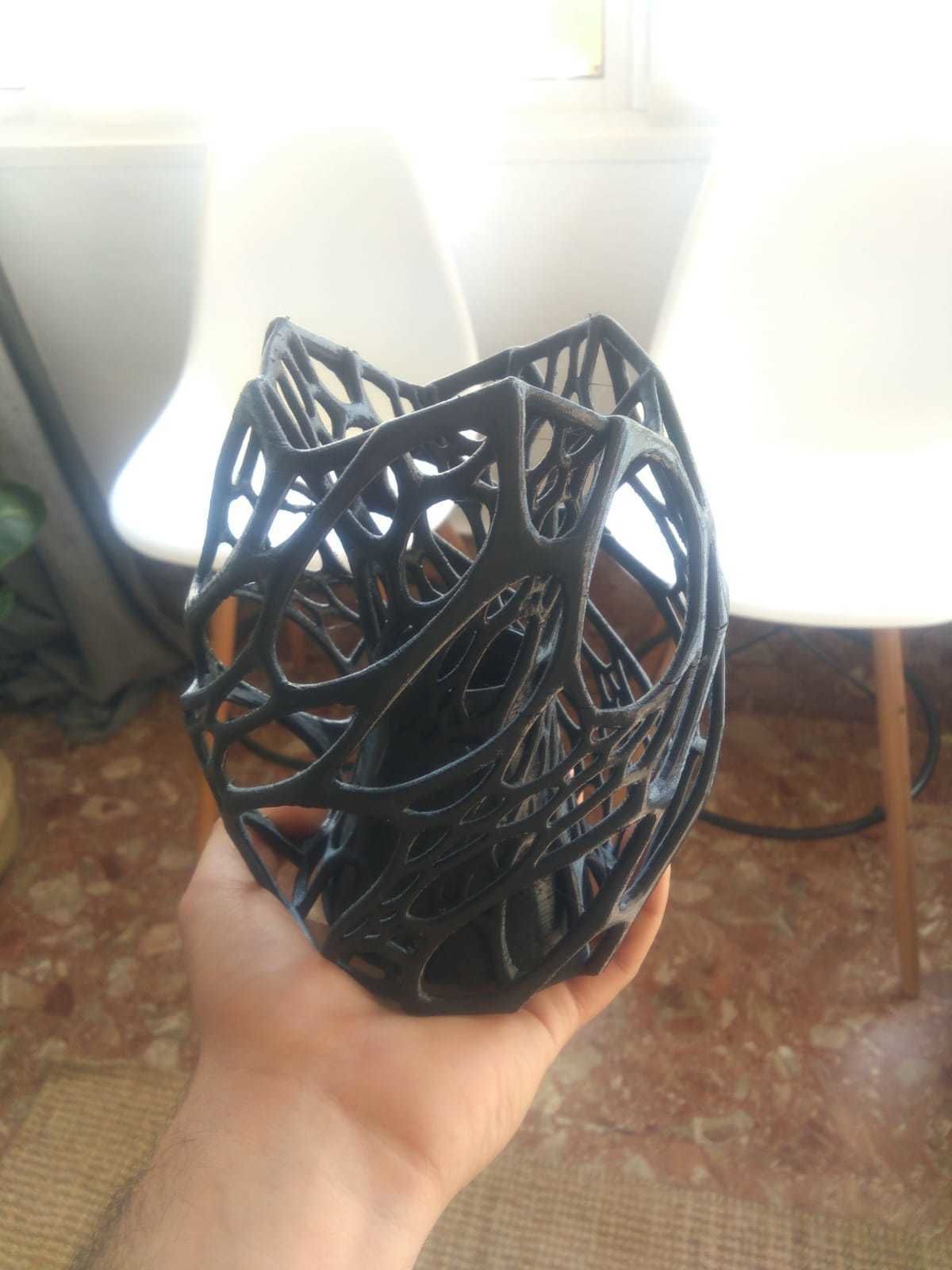 Voronoi Pot 3D print model_1