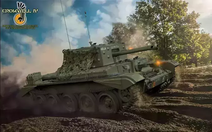 Mk VIII Cromwell IV 3D model