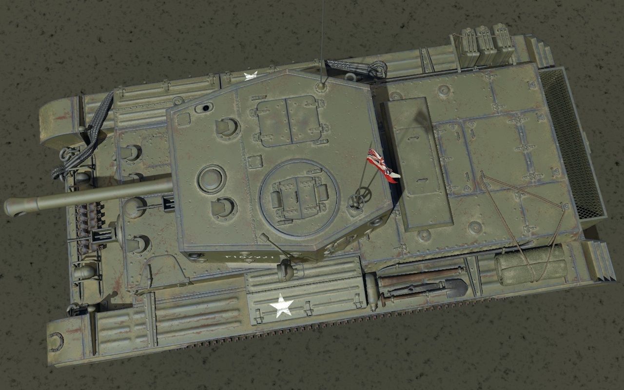 Mk VIII Cromwell IV 3D model_3