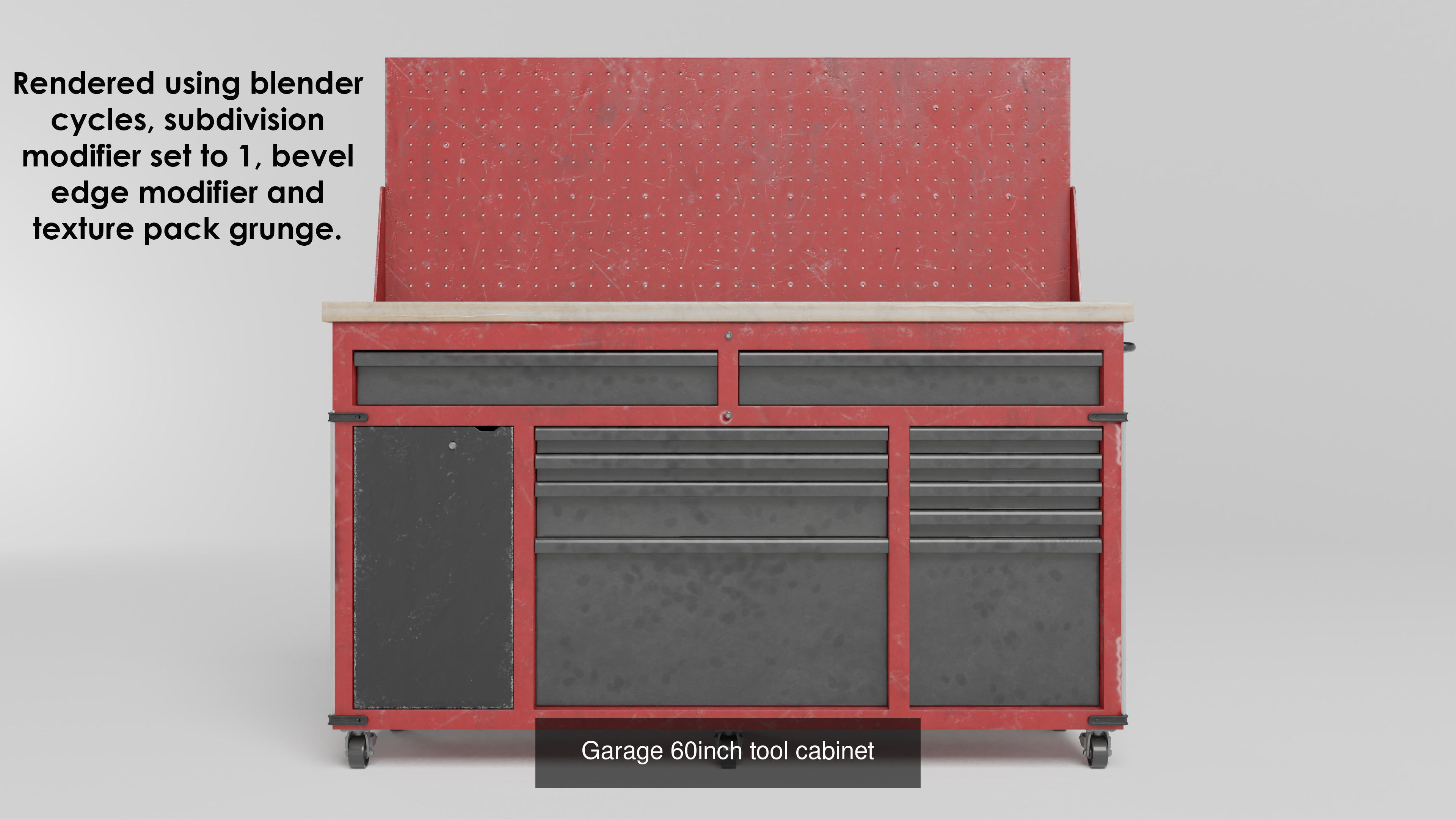 Garage tool set 3D Model Collection_27