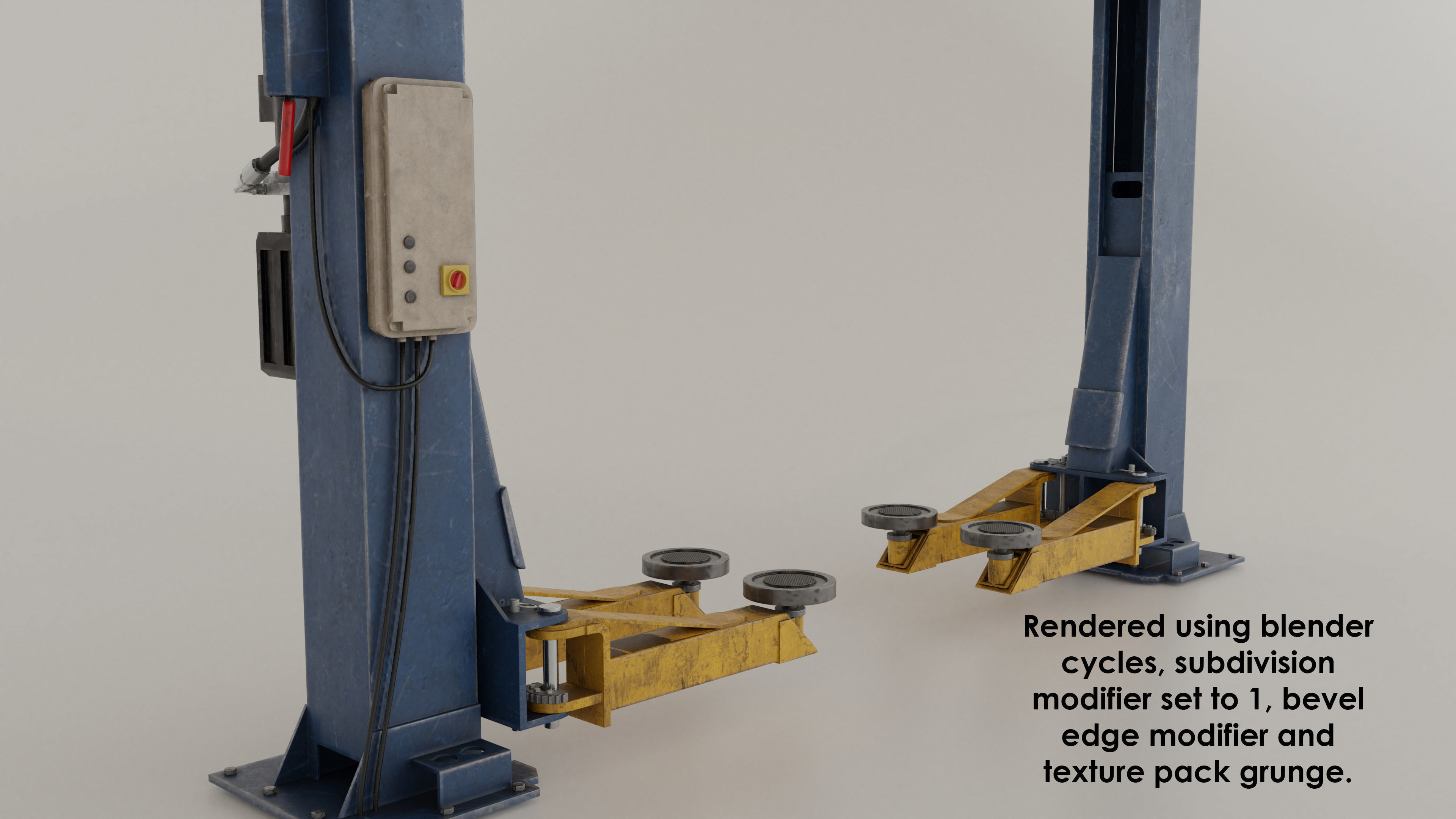 Garage tool set 3D Model Collection_12