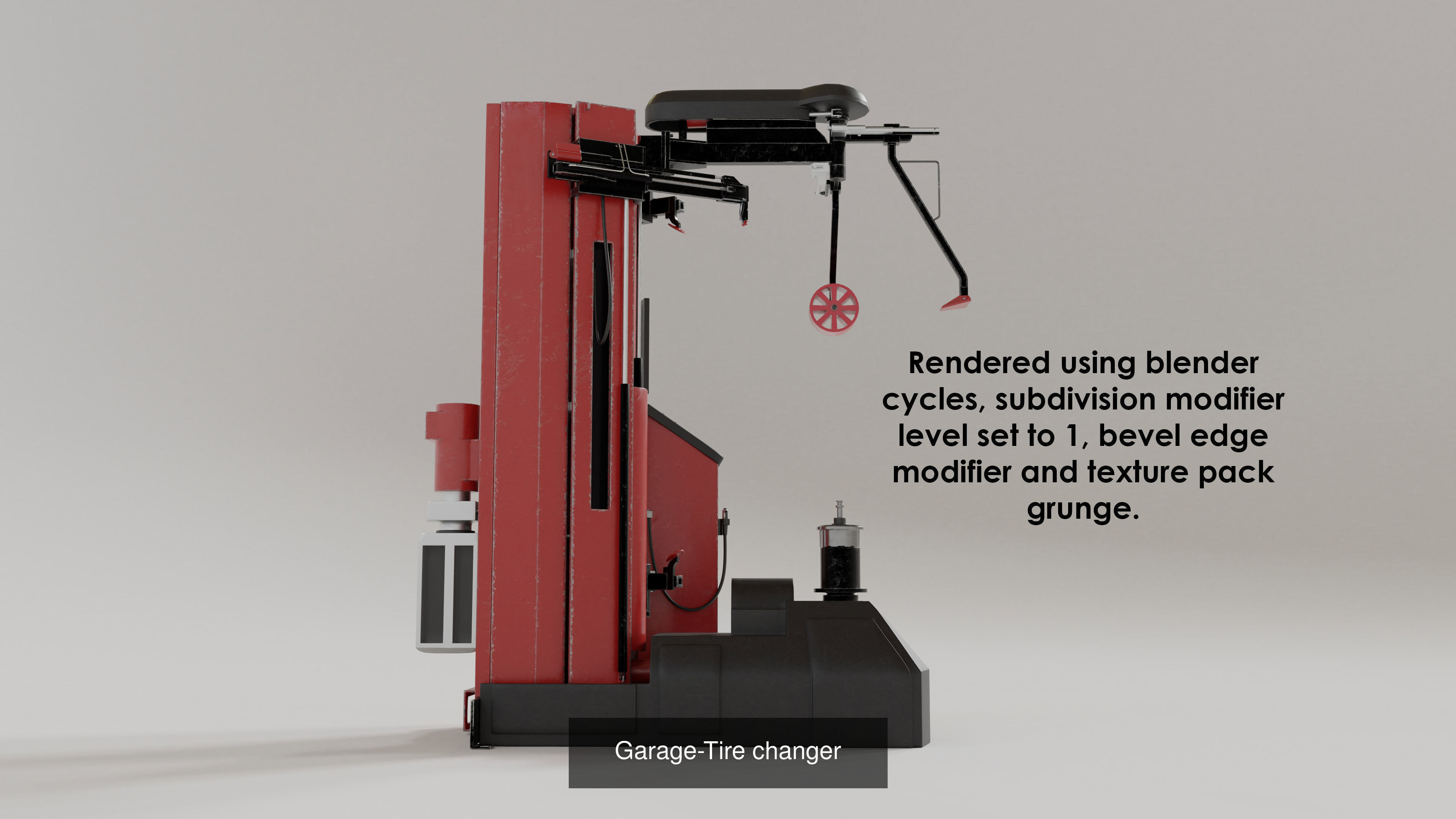 Garage tool set 3D Model Collection_19