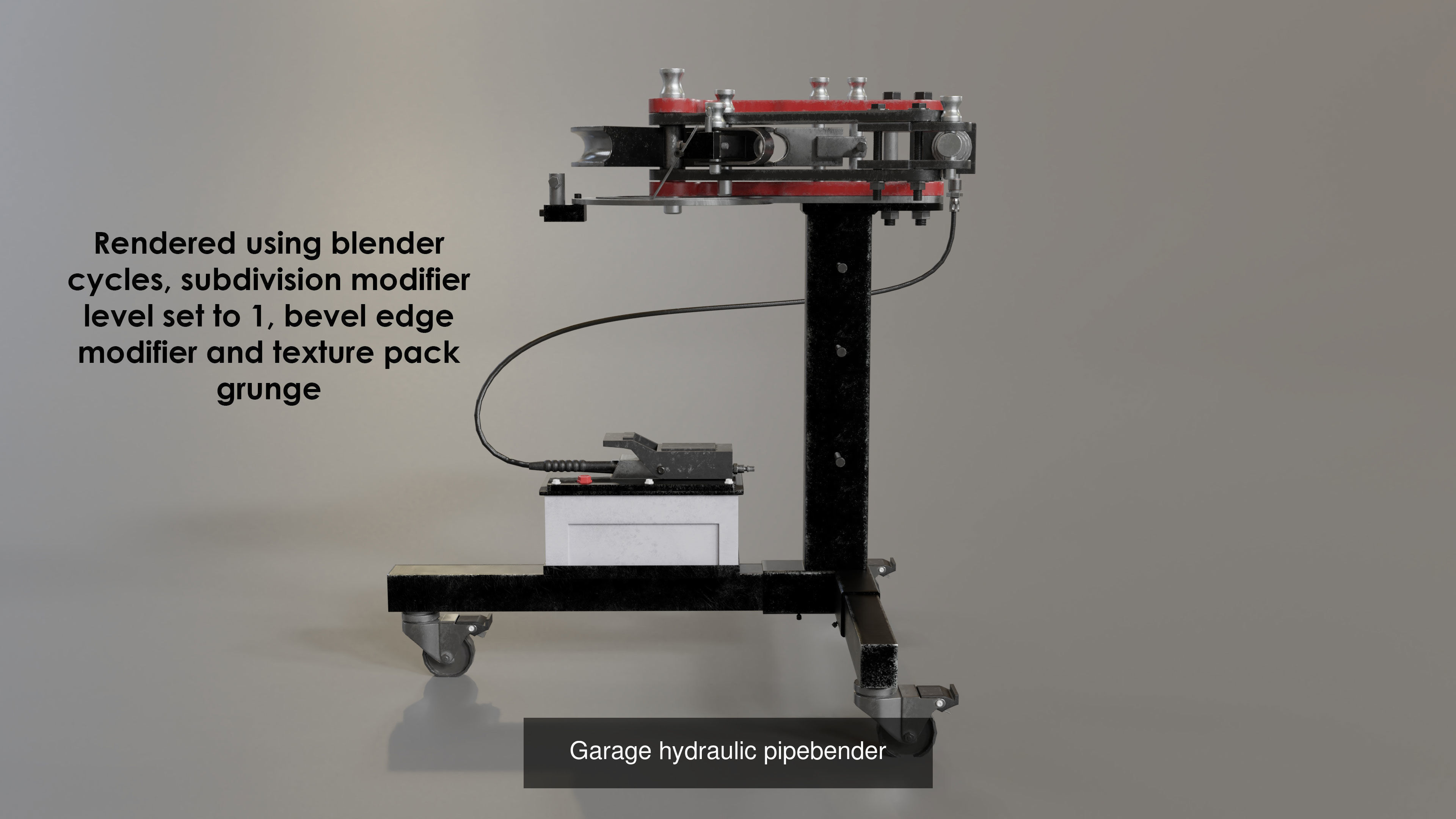 Garage tool set 3D Model Collection_21