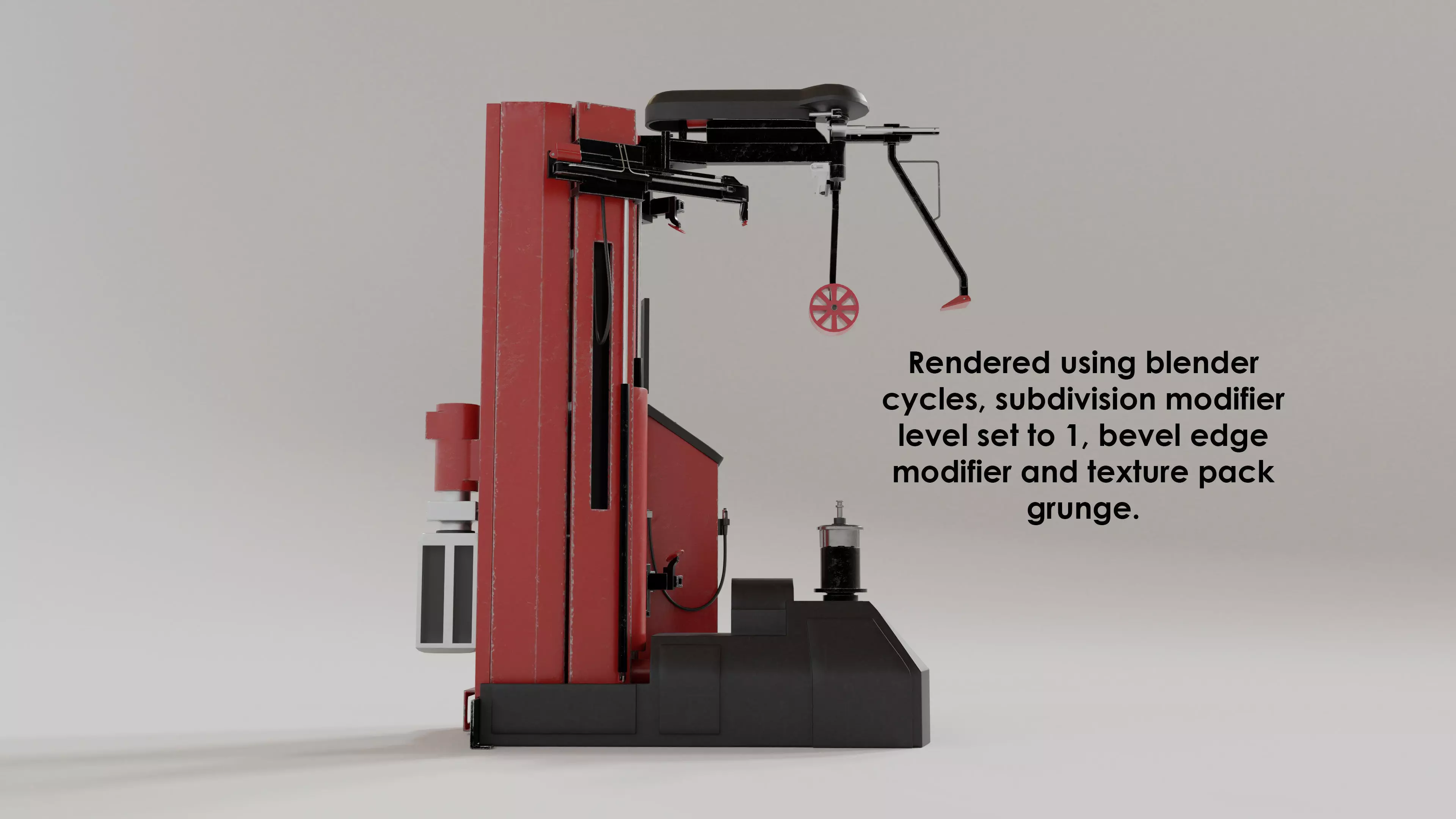 Garage tool set 3D Model Collection_0