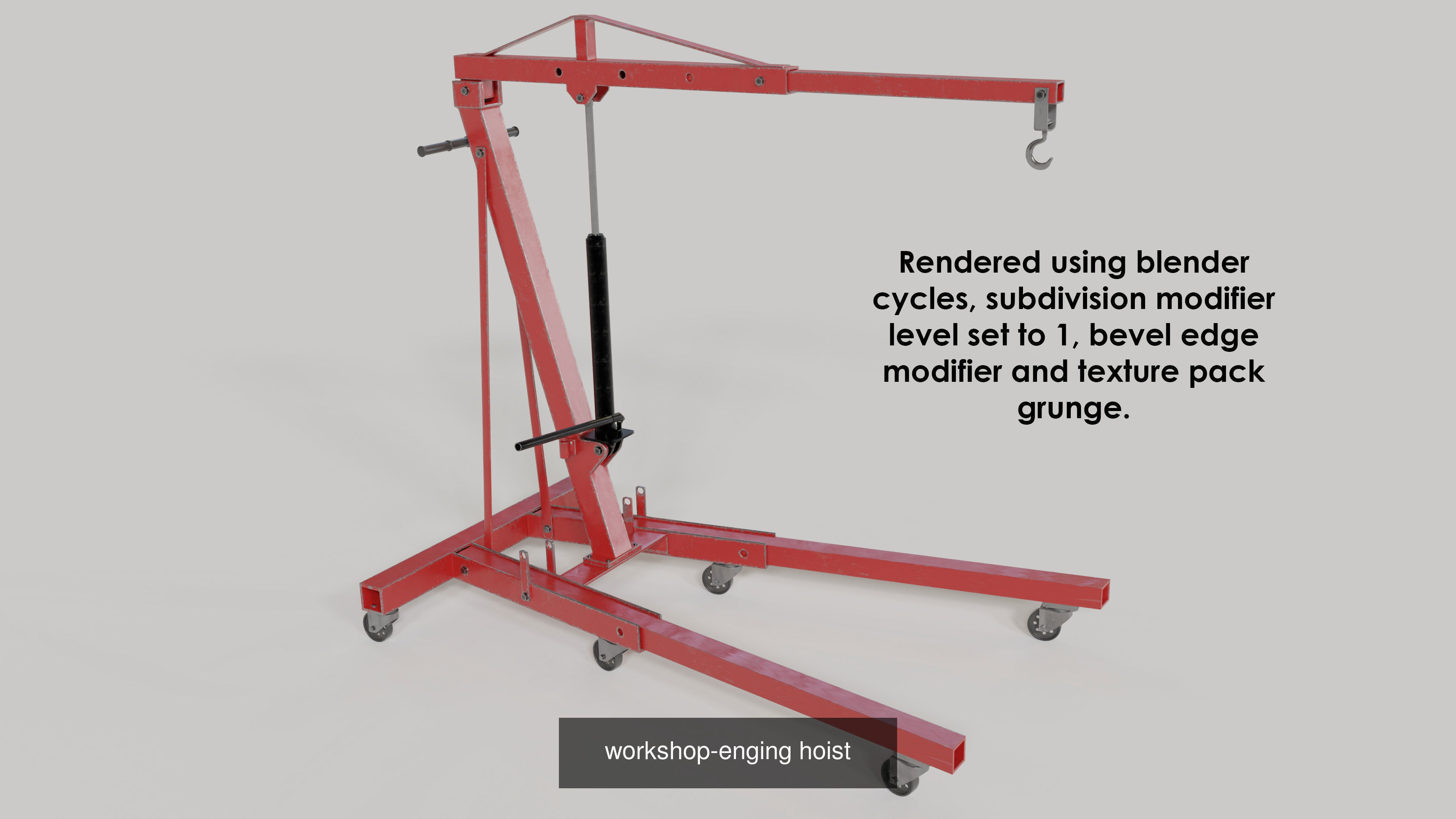 Garage tool set 3D Model Collection_17