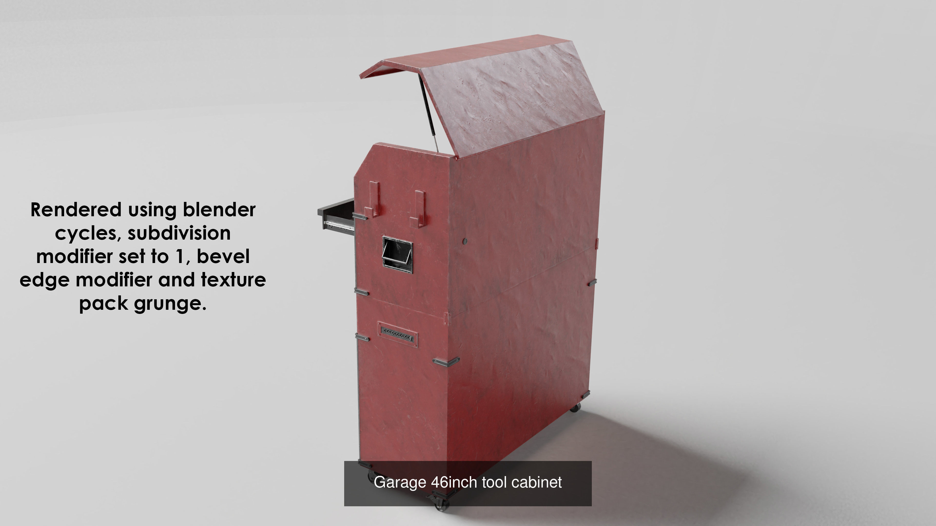 Garage tool set 3D Model Collection_29