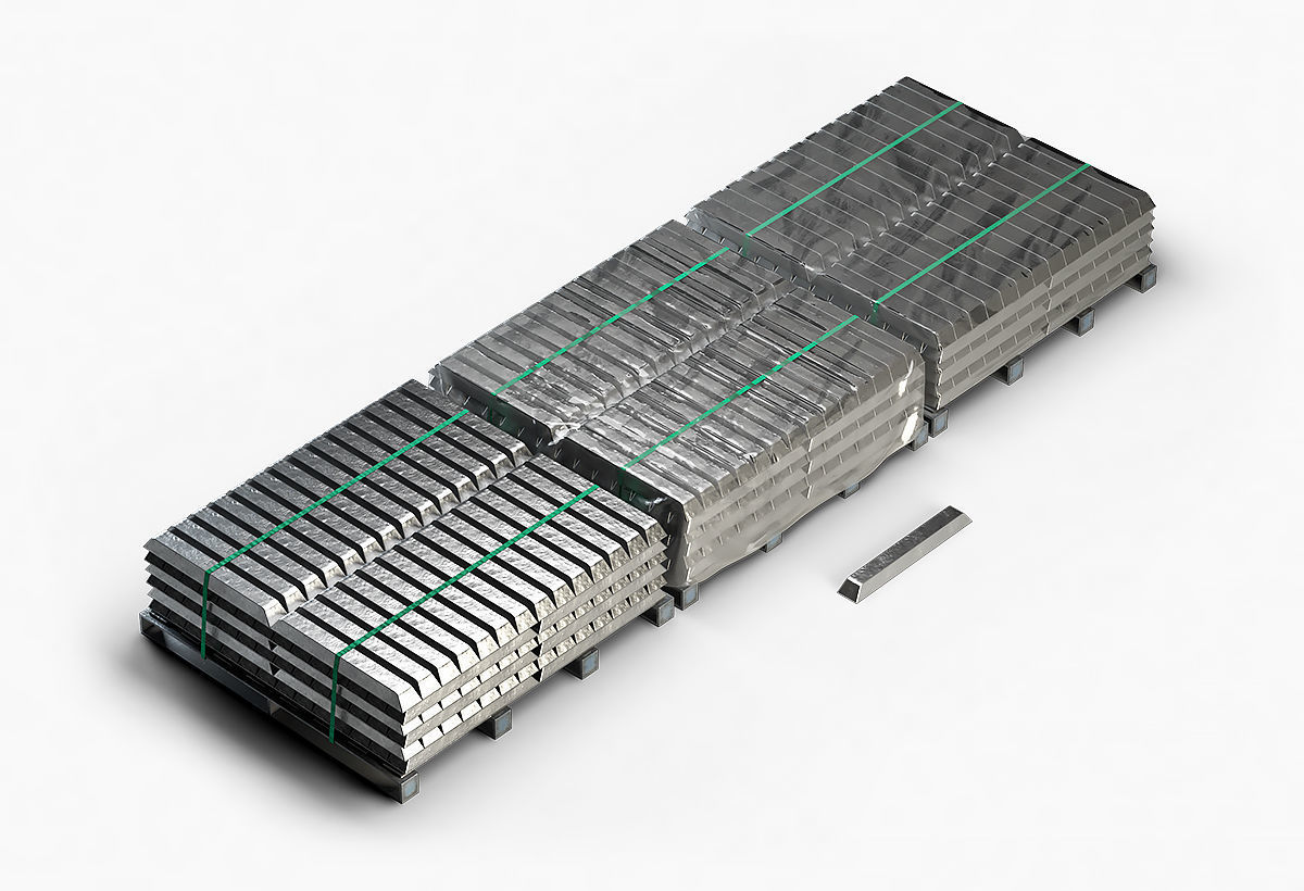 Aluminium Zinc Nickel Silver Titan Steel ingot 9 3D model_9