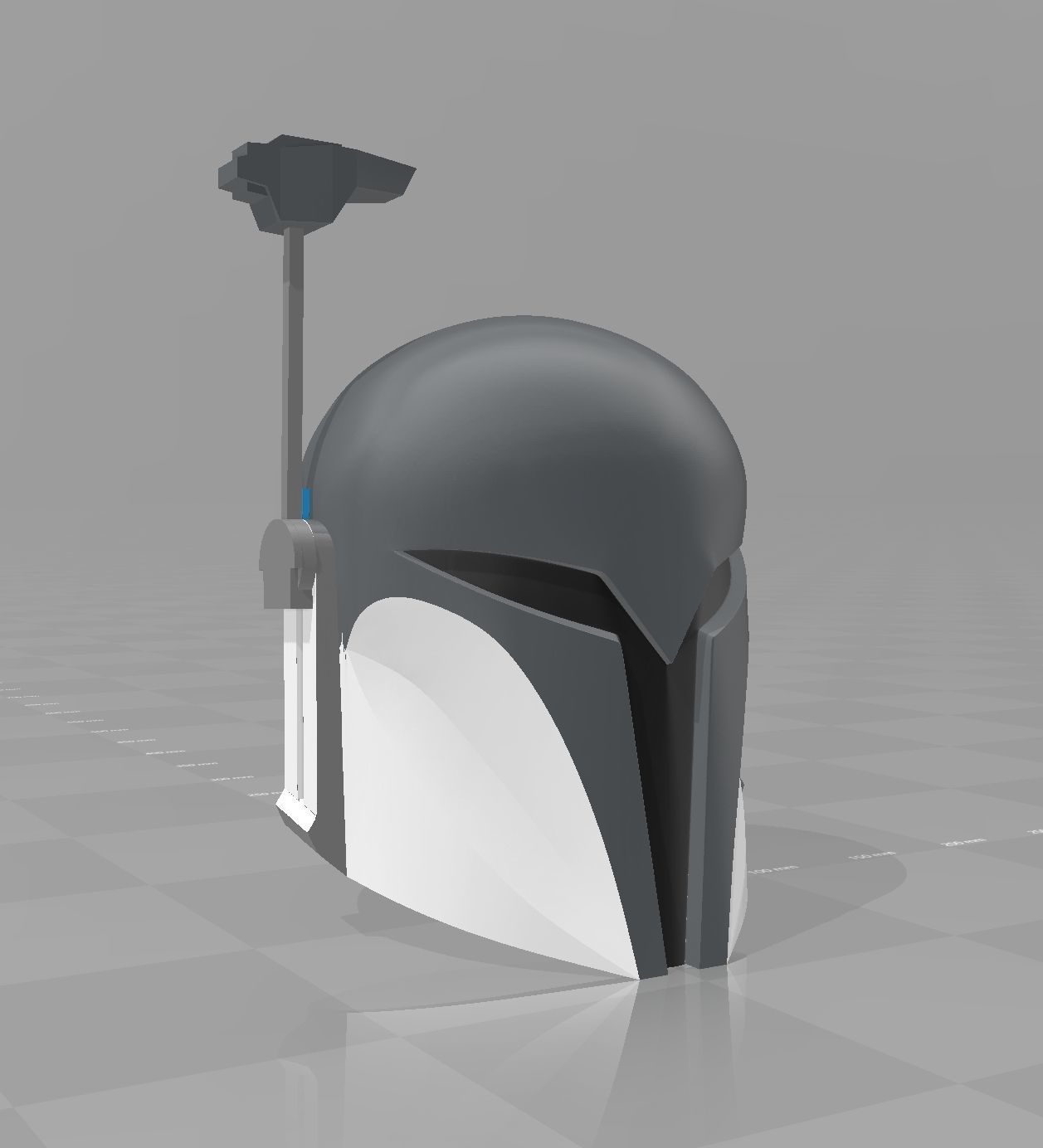 star wars clone wars nite owl bo katan Mandalorian Helmet 3D print model_9