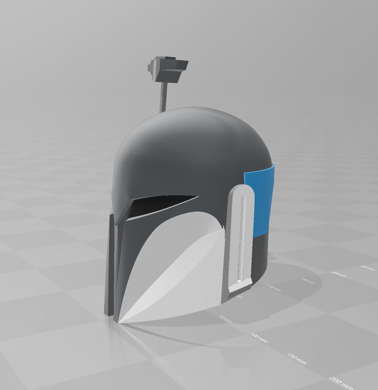 star wars clone wars nite owl bo katan Mandalorian Helmet 3D print model_2