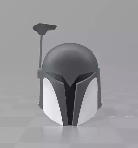 star wars clone wars nite owl bo katan Mandalorian Helmet 3D print model