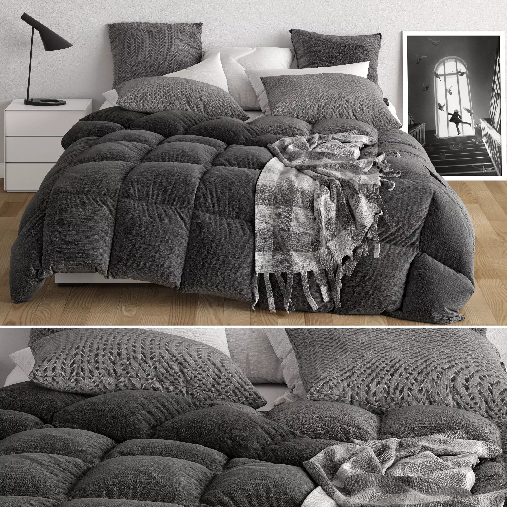 Bedroom set 16 3D model_0