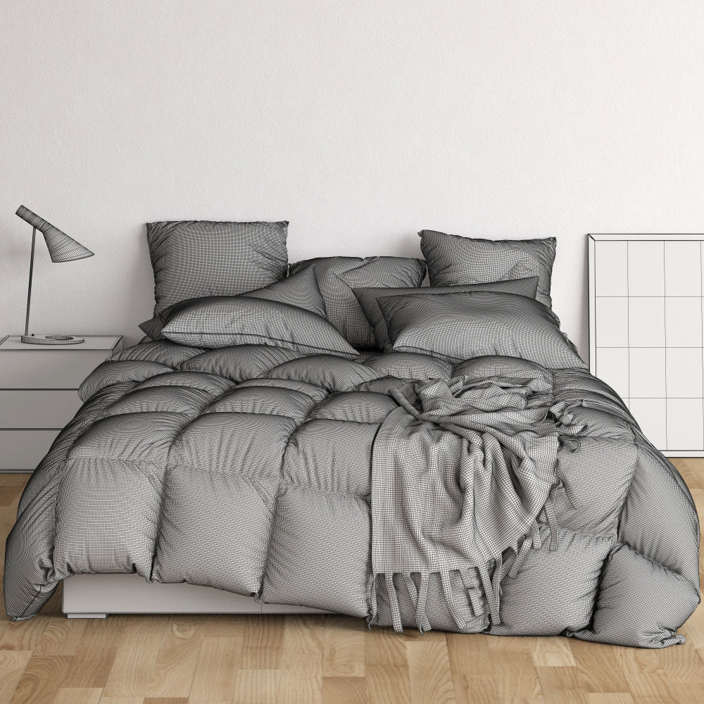 Bedroom set 16 3D model_10