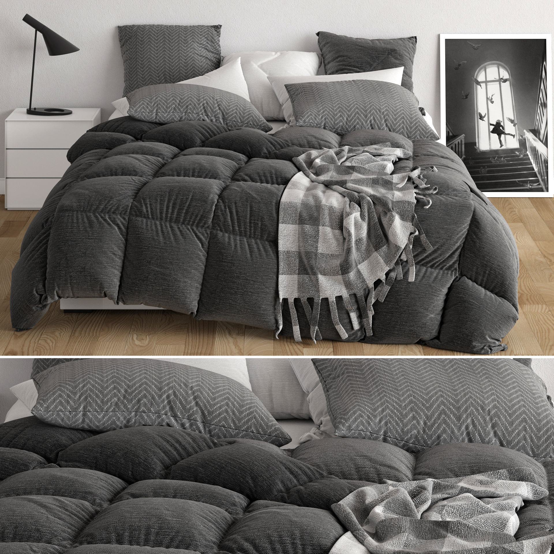 Bedroom set 16 3D model_11