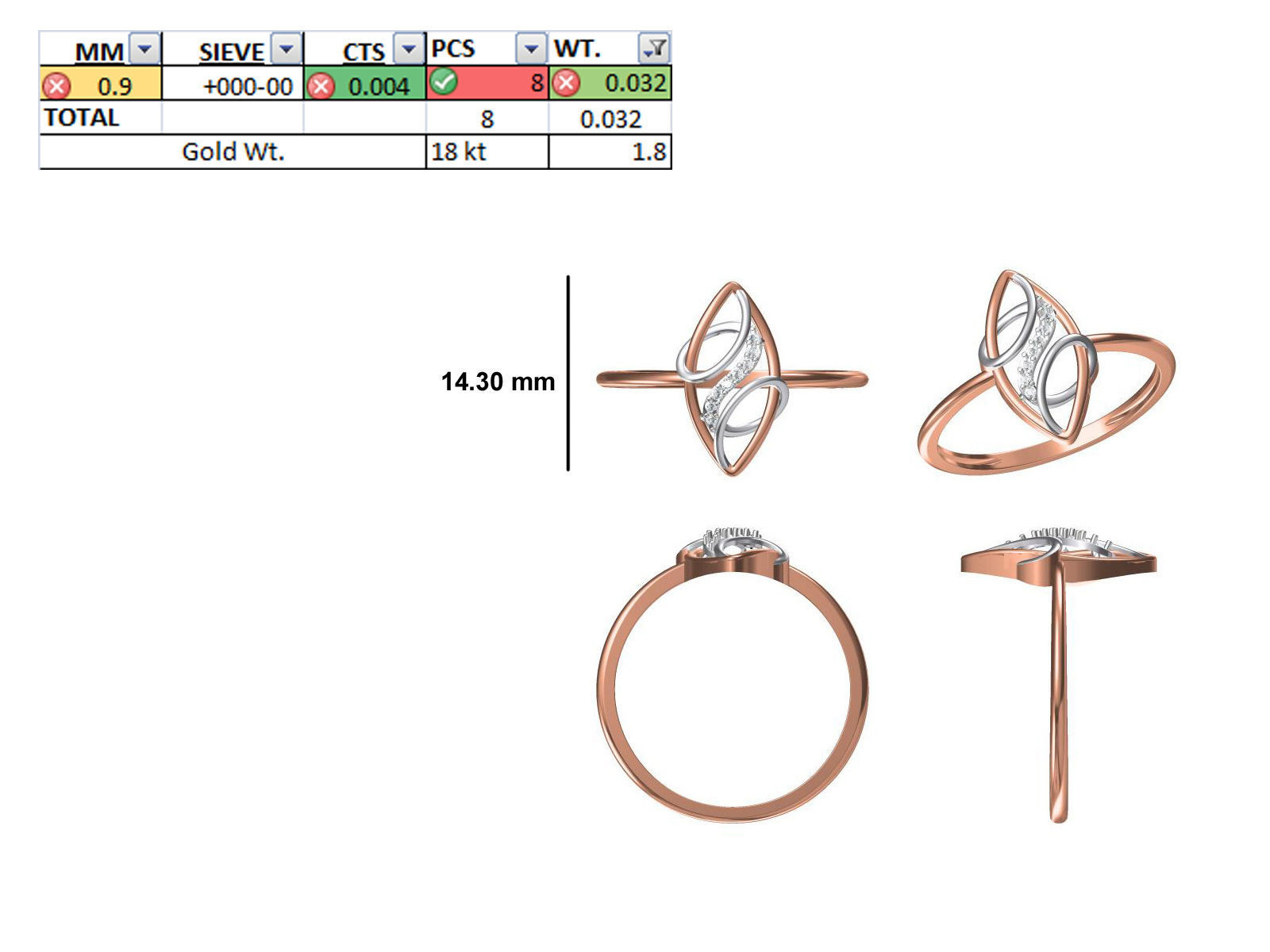 150 STL JCD RING FILES LESS THAN 2GM LIGHT WT  3D print model_125