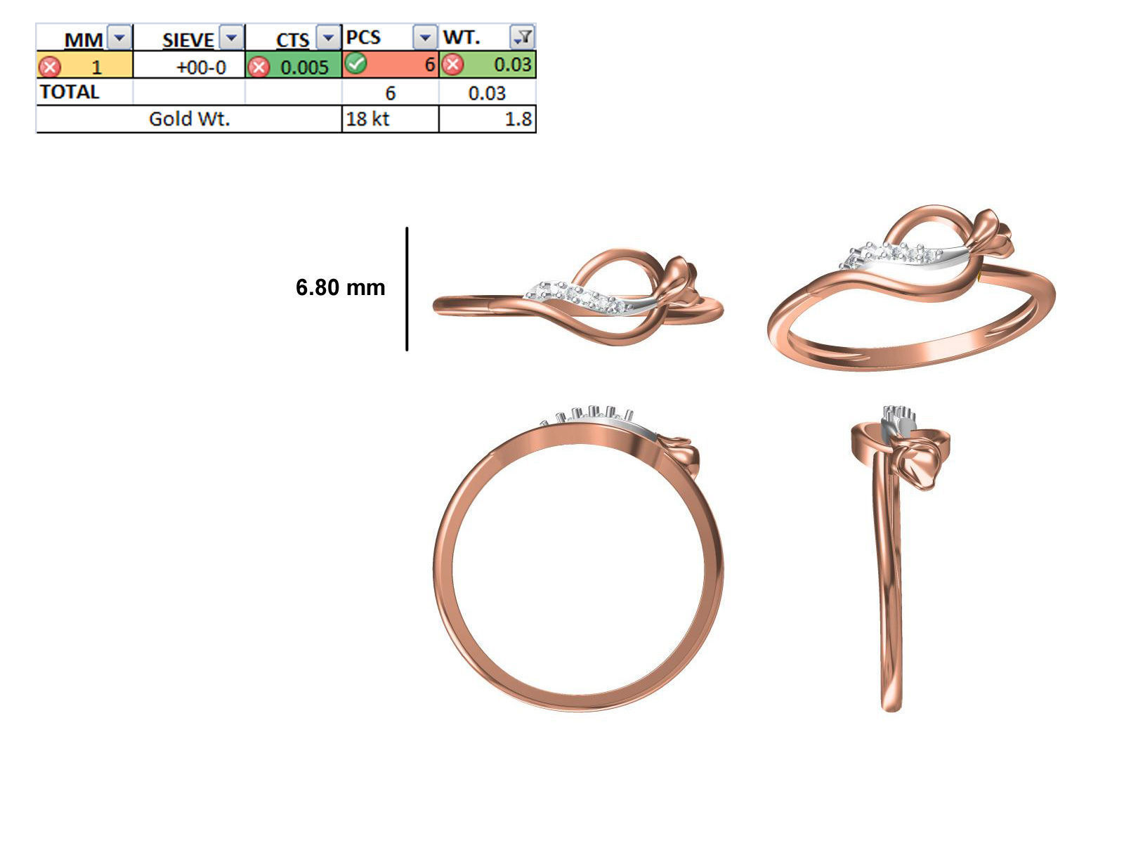 150 STL JCD RING FILES LESS THAN 2GM LIGHT WT  3D print model_120
