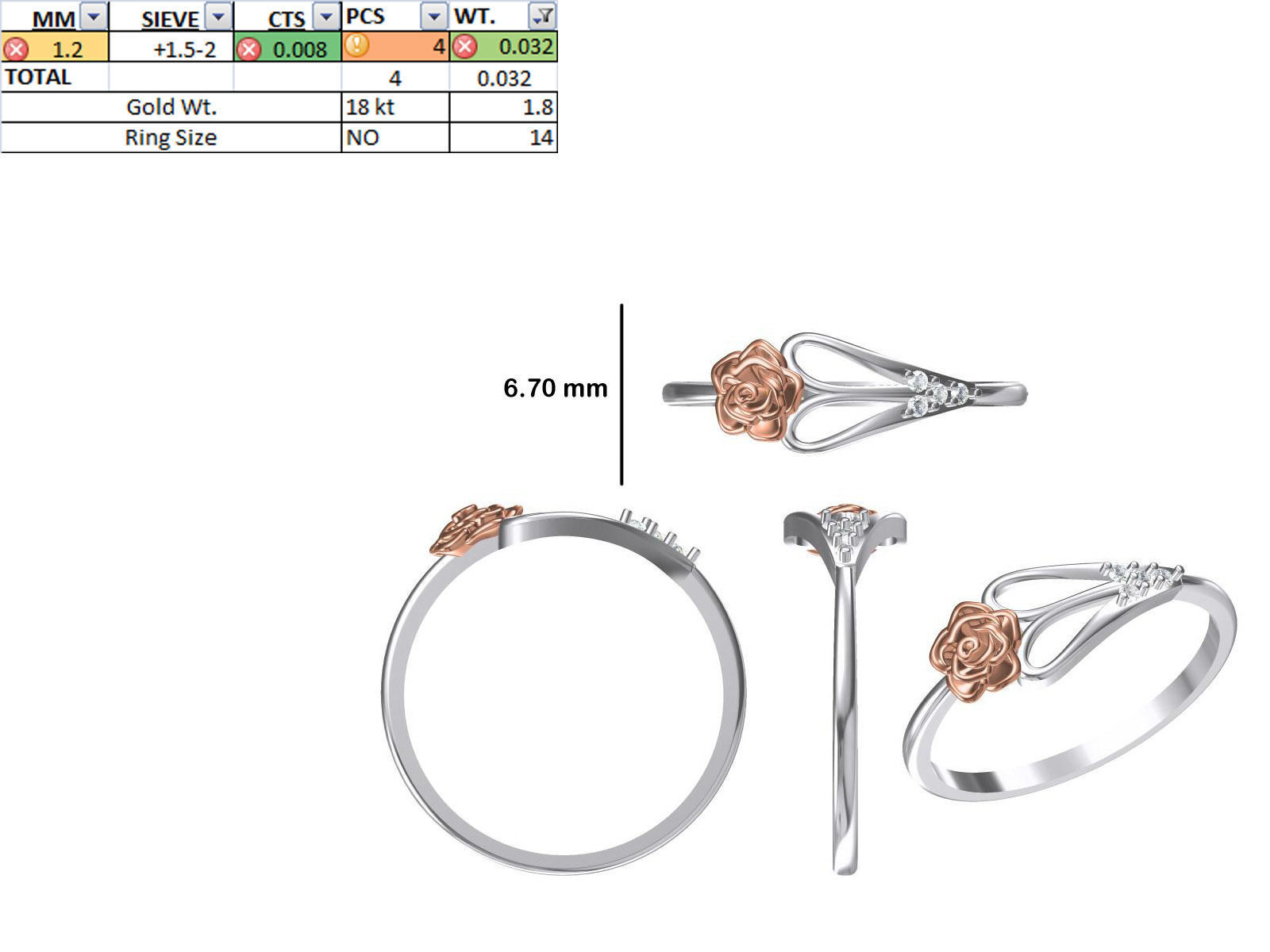 150 STL JCD RING FILES LESS THAN 2GM LIGHT WT  3D print model_13