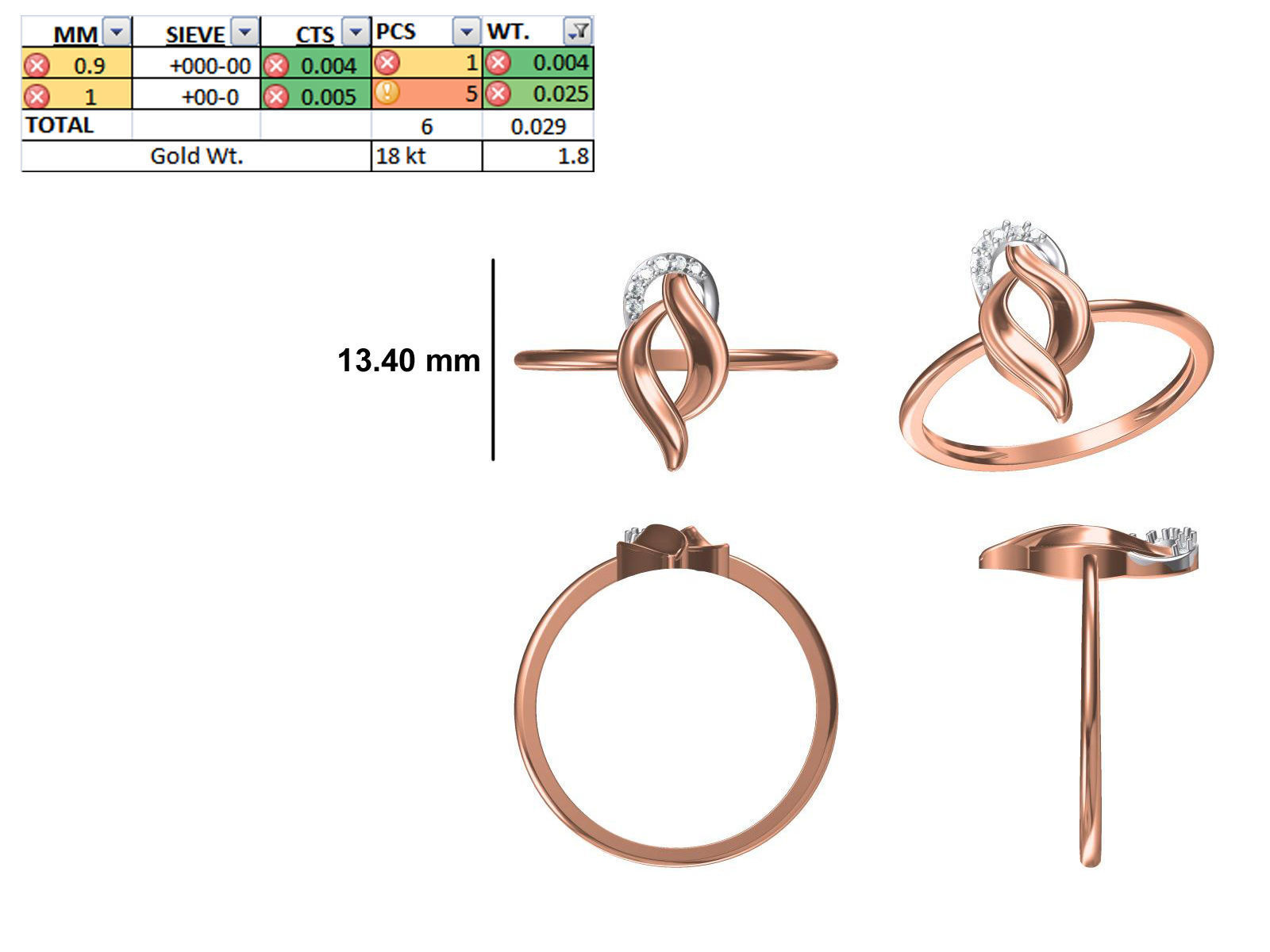 150 STL JCD RING FILES LESS THAN 2GM LIGHT WT  3D print model_92