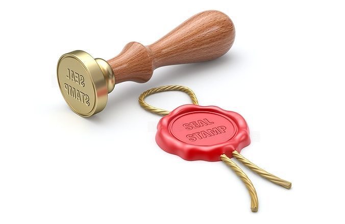 Seal Stamp 3D model