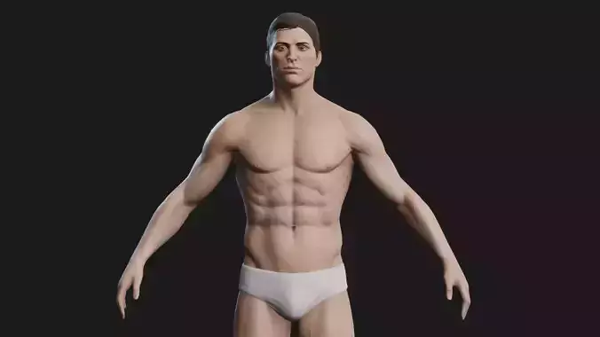 alpha male 3D model