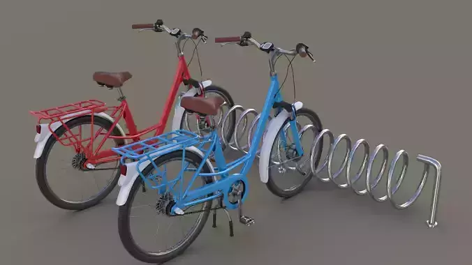 Bike Stand with Bikes