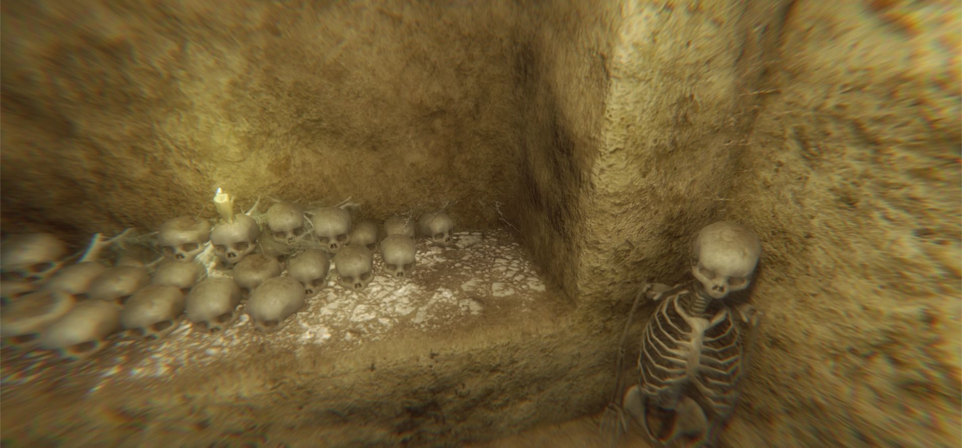 Catacombs Modular Low-poly 3D model_13