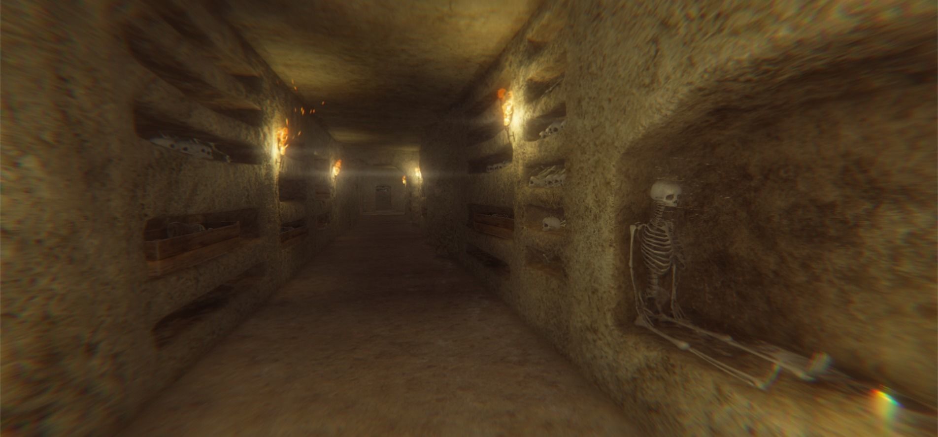 Catacombs Modular Low-poly 3D model_3