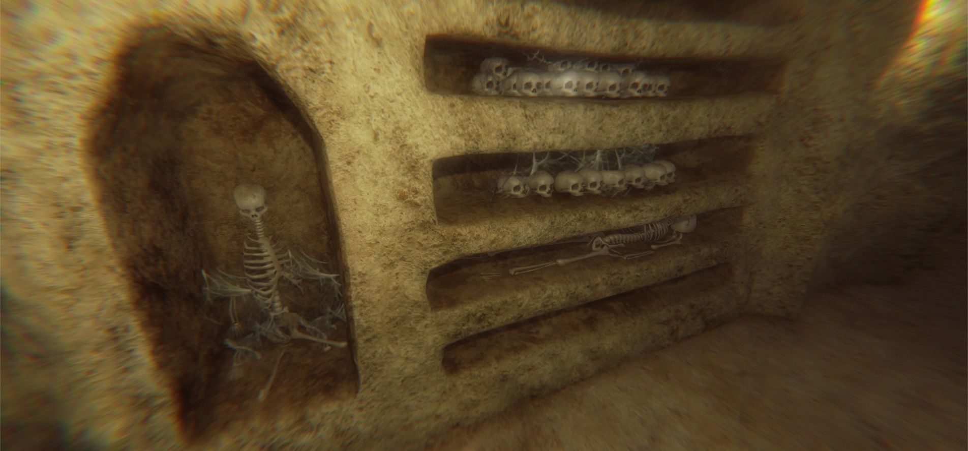 Catacombs Modular Low-poly 3D model_11