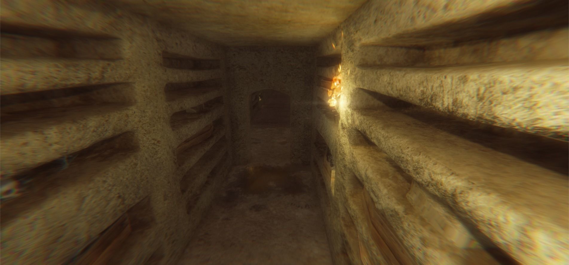 Catacombs Modular Low-poly 3D model_9