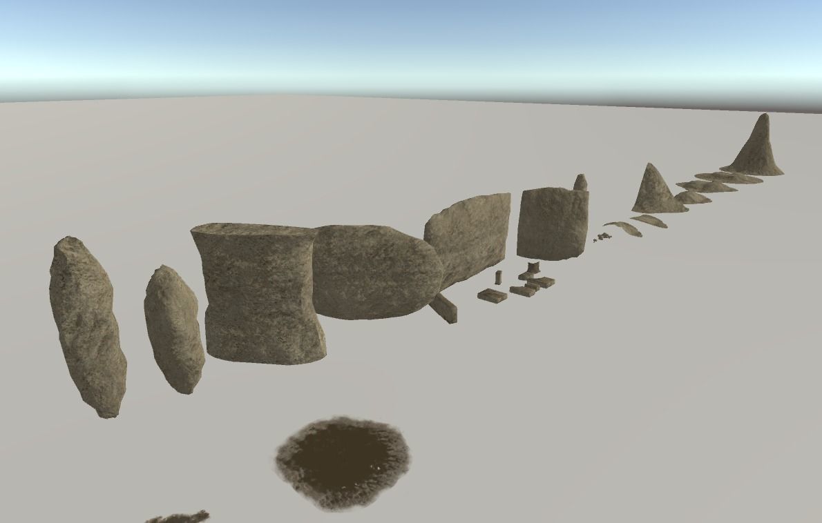 Catacombs Modular Low-poly 3D model_17