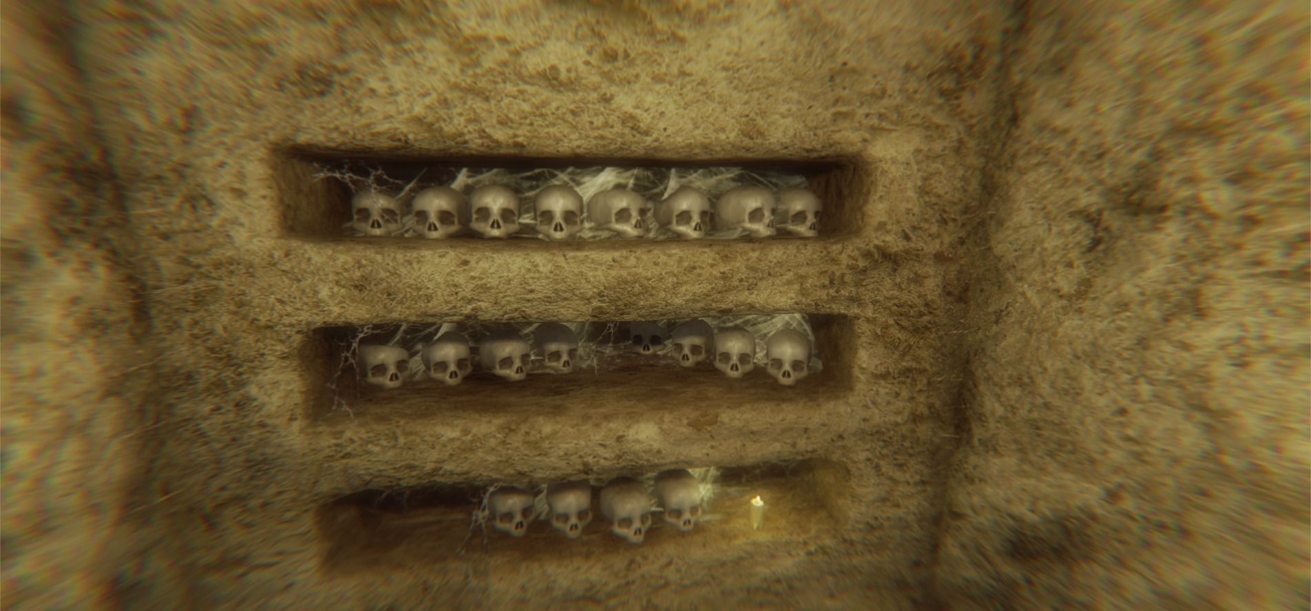 Catacombs Modular Low-poly 3D model_10