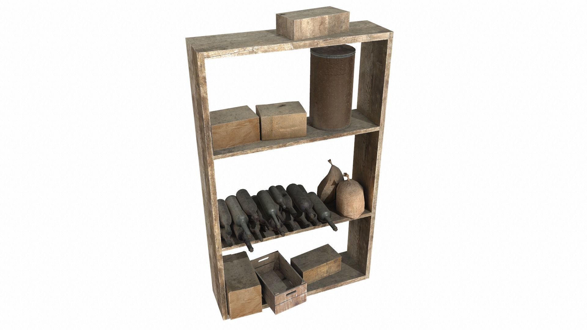 Shelves collection rustic console table with drawers _32