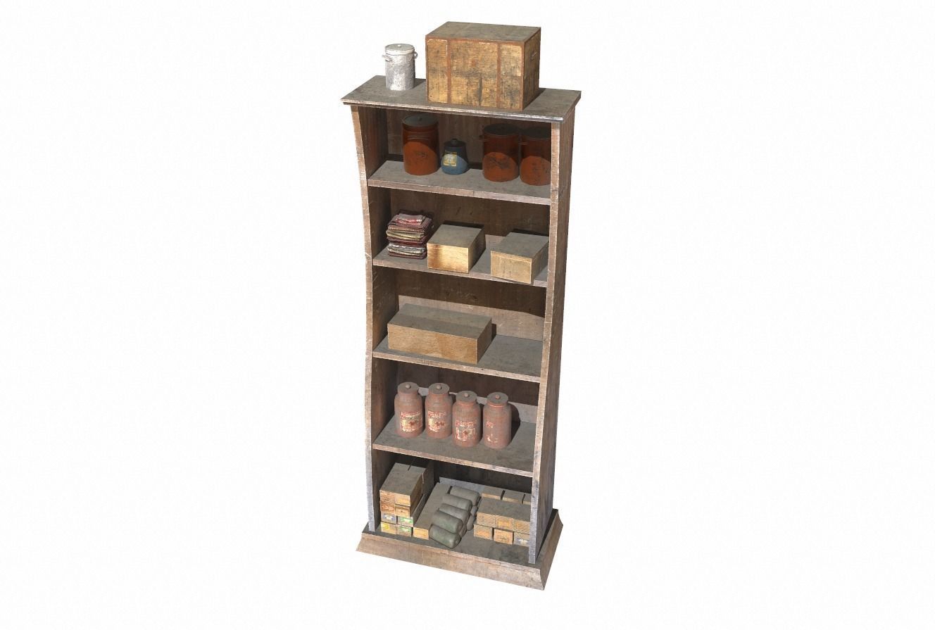 Shelves collection rustic console table with drawers _30