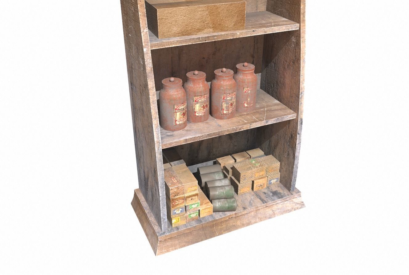 Shelves collection rustic console table with drawers _27