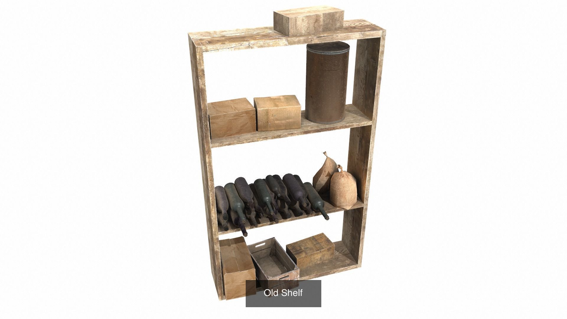 Shelves collection rustic console table with drawers _10