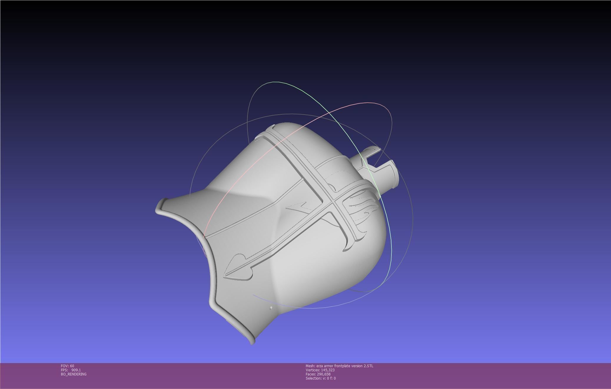 Erza Scarlet Heart Kreuz Armor Alternate Version 3D print model_83